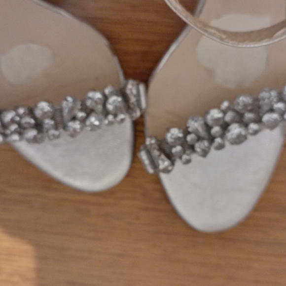 Tony Bianco Silver Kosta Diamente  strap stiletto heel in size 6 - Picture 5 of 9